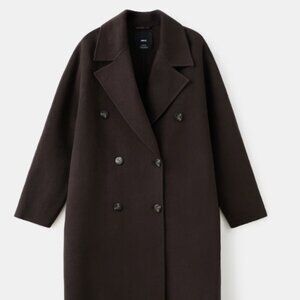 Mango Handmade oversized wool coat